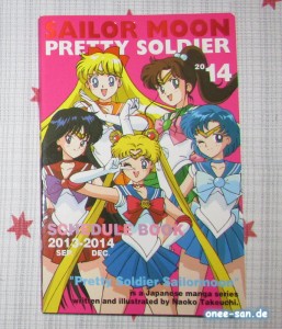 Sailor Moon Pretty Soldier Schedule Book 2014 Cover